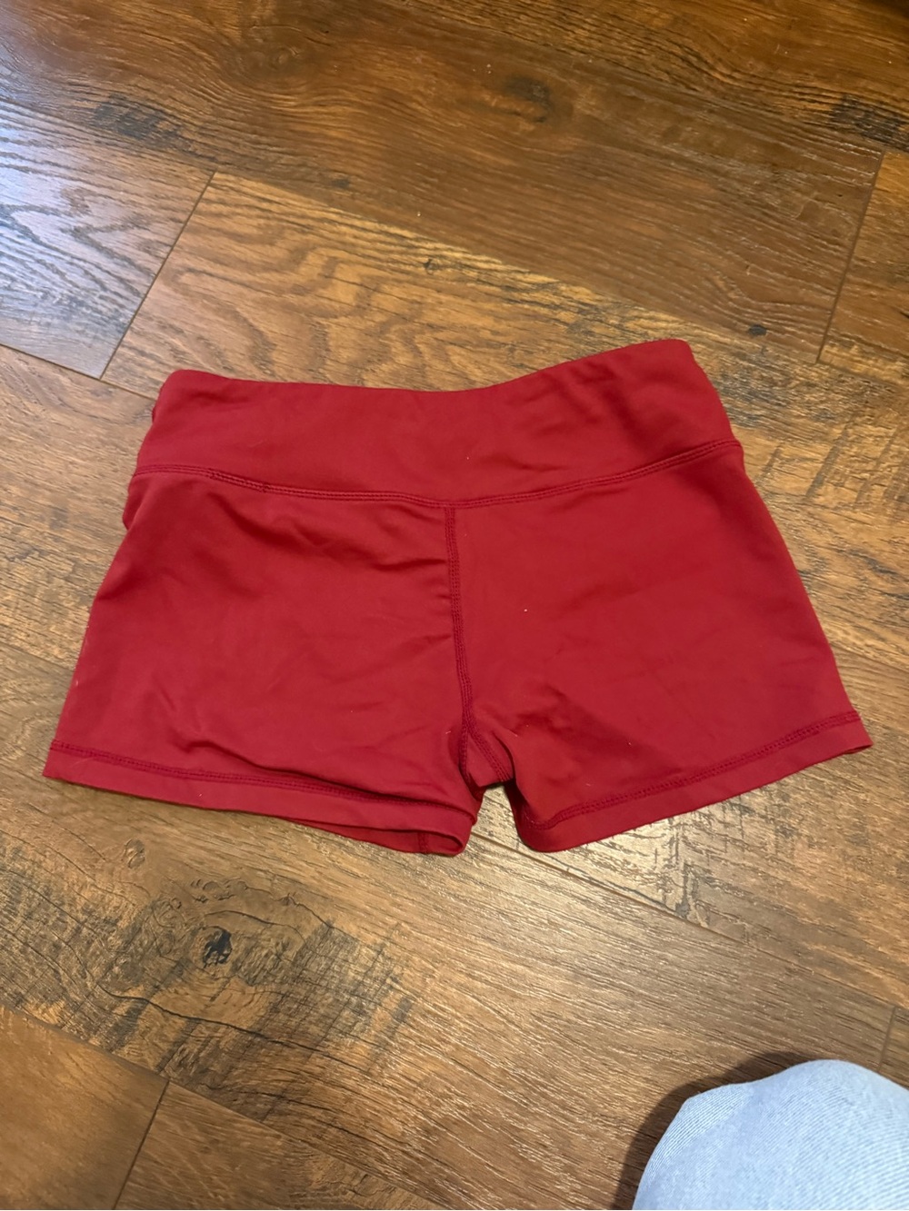Source Unknown Red Women's Bike/Workout Shorts